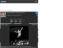 Tablet Screenshot of claudefrancois484.skyrock.com
