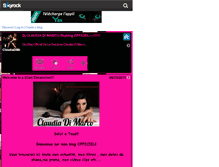 Tablet Screenshot of claudiadimarco.skyrock.com