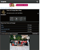 Tablet Screenshot of folkloreportugais.skyrock.com