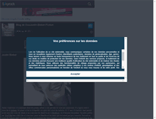 Tablet Screenshot of ooojustin-bieber-fiction.skyrock.com
