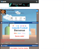 Tablet Screenshot of football-galactique.skyrock.com