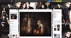 Desktop Screenshot of fandevampirediaries.skyrock.com