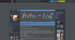 Desktop Screenshot of homo-log.skyrock.com