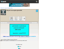 Tablet Screenshot of concourgitan-gitane2009.skyrock.com