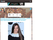 Tablet Screenshot of haileesteinfeld-officiel.skyrock.com