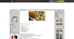 Desktop Screenshot of bonnerecette.skyrock.com