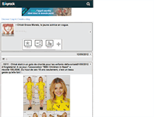 Tablet Screenshot of chloesmoretz.skyrock.com