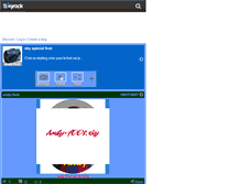Tablet Screenshot of andy-foot.skyrock.com