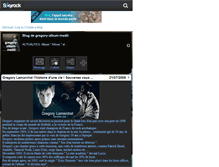 Tablet Screenshot of gregory-album-inedit.skyrock.com