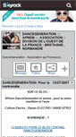 Mobile Screenshot of dancegeneration-ouest.skyrock.com