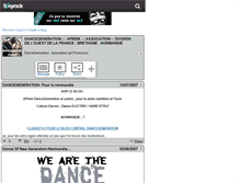 Tablet Screenshot of dancegeneration-ouest.skyrock.com