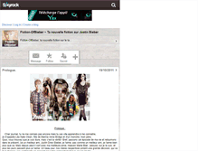 Tablet Screenshot of fiction-ofbieber.skyrock.com