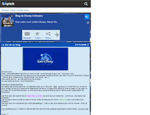 Tablet Screenshot of disney-4-dreams.skyrock.com