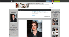 Desktop Screenshot of about-robert-pattinson.skyrock.com