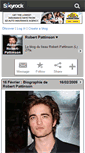 Mobile Screenshot of about-robert-pattinson.skyrock.com