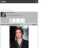 Tablet Screenshot of about-robert-pattinson.skyrock.com