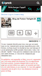 Mobile Screenshot of fiction-twilight-28.skyrock.com