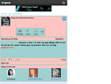 Tablet Screenshot of hot-fic-justin-lauren.skyrock.com
