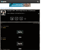 Tablet Screenshot of clip-musique.skyrock.com