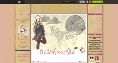 Desktop Screenshot of citationgossipgirl.skyrock.com