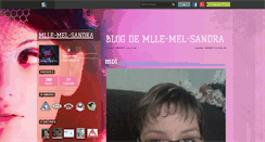 Desktop Screenshot of mlle-mel-sandra.skyrock.com