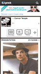 Mobile Screenshot of connortemple.skyrock.com