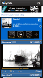 Mobile Screenshot of histoire-du-titanic.skyrock.com