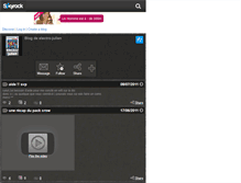 Tablet Screenshot of electro-julien.skyrock.com