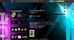 Desktop Screenshot of misslanguedevip.skyrock.com