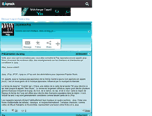 Tablet Screenshot of japanese-pop.skyrock.com