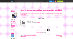 Desktop Screenshot of bebe-d-amour16.skyrock.com