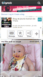 Mobile Screenshot of jeune-maman-de-17ans.skyrock.com
