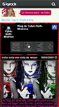 Mobile Screenshot of cyber-goth-mistress.skyrock.com