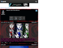 Tablet Screenshot of cyber-goth-mistress.skyrock.com