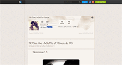 Desktop Screenshot of fiction-juliette-simon.skyrock.com