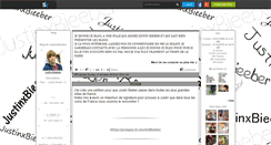 Desktop Screenshot of justinxbieeber.skyrock.com