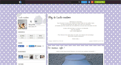 Desktop Screenshot of lucile-creations.skyrock.com