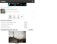 Tablet Screenshot of coeurdepiratemusic.skyrock.com