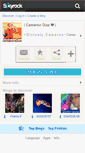 Mobile Screenshot of divinelycameron.skyrock.com