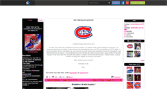 Desktop Screenshot of mtlcanadiens.skyrock.com