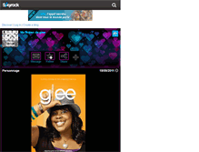 Tablet Screenshot of glee--fiction.skyrock.com