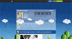 Desktop Screenshot of fairy-tail-natsu-dragnir.skyrock.com