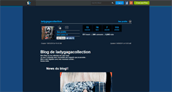 Desktop Screenshot of ladygagacollection.skyrock.com