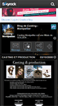 Mobile Screenshot of casting--montpellier.skyrock.com