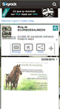 Mobile Screenshot of ecuriedegalindon.skyrock.com