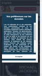 Mobile Screenshot of michaeljackson-mystery1.skyrock.com