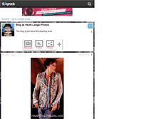 Tablet Screenshot of heath-ledger-photos.skyrock.com