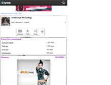 Tablet Screenshot of coreen-musique.skyrock.com