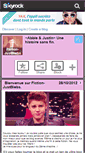 Mobile Screenshot of fiction-justbiebs.skyrock.com