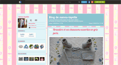 Desktop Screenshot of nanou-layette.skyrock.com